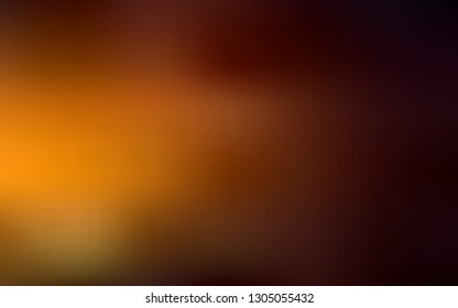 Dark Orange vector blurred bright texture. Colorful illustration in abstract style with gradient. The best blurred design for your business.