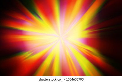 Dark Orange vector blurred bright texture. Modern abstract illustration with gradient. Completely new design for your business.