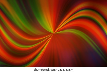 Dark Orange vector blurred bright template. Colorful abstract illustration with gradient. The best blurred design for your business.