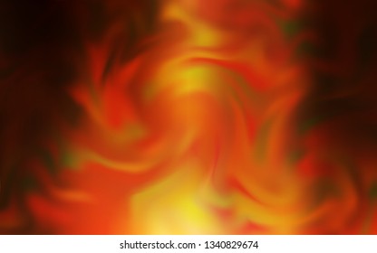 Dark Orange vector blurred bright template. A completely new colored illustration in blur style. Elegant background for a brand book.
