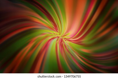 Dark Orange vector blurred bright pattern. New colored illustration in blur style with gradient. New design for your business.