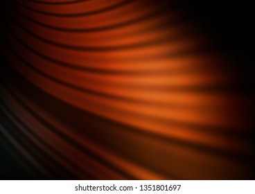 Dark Orange vector blurred bright background. Colorful abstract illustration with gradient. A completely new template for your design.