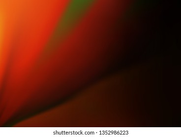 Dark Orange vector blurred bright background. A vague abstract illustration with gradient. Brand new style for your business design.