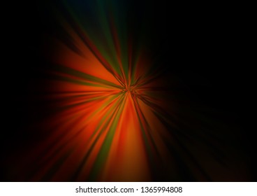 Dark Orange vector blurred bright pattern. Creative illustration in halftone style with gradient. The template can be used for your brand book.