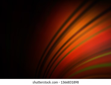 Dark Orange vector blurred bright background. An elegant bright illustration with gradient. The blurred design can be used for your web site.