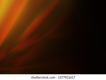 Dark Orange vector blurred bright background. An elegant bright illustration with gradient. The template can be used for your brand book.