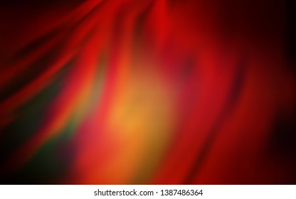 Dark Orange vector blurred bright pattern. Colorful abstract illustration with gradient. Completely new design for your business.