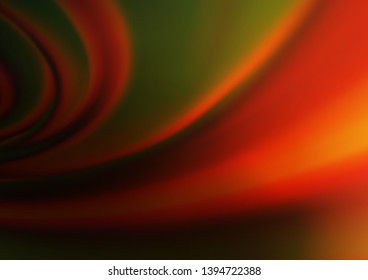 Dark Orange vector blurred bright background. Colorful abstract illustration with gradient. A new texture for your design.