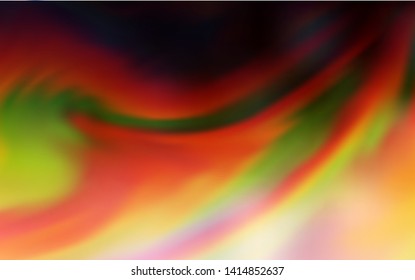 Dark Orange vector blurred bright template. Modern abstract illustration with gradient. Blurred design for your web site.