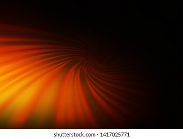 Dark Orange vector blurred bright background. An elegant bright illustration with gradient. The background for your creative designs.