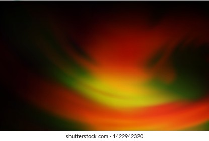 Dark Orange vector blurred bright texture. Abstract colorful illustration with gradient. Background for designs.