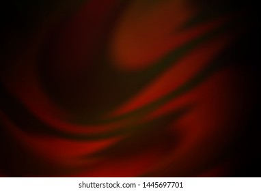 Dark Orange vector blurred bright template. Colorful illustration in abstract style with gradient. New style design for your brand book.