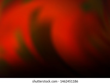 Dark Orange vector blurred bright template. Colorful illustration in blurry style with gradient. The best blurred design for your business.