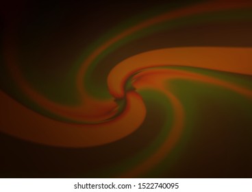 Dark Orange vector blurred bright background. An elegant bright illustration with gradient. The best blurred design for your business.
