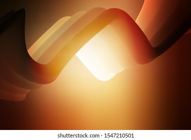 Dark Orange vector blurred bright pattern. Colorful illustration in abstract style with gradient. New style for your business design.