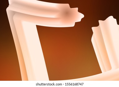 Dark Orange vector blurred bright pattern. Colorful illustration in abstract style with gradient. New style design for your brand book.