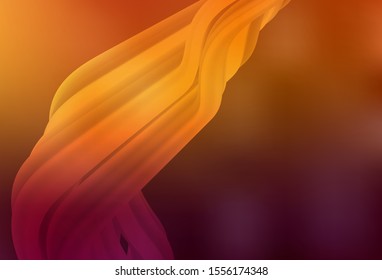 Dark Orange vector blurred bright texture. Colorful abstract illustration with gradient. The best blurred design for your business.