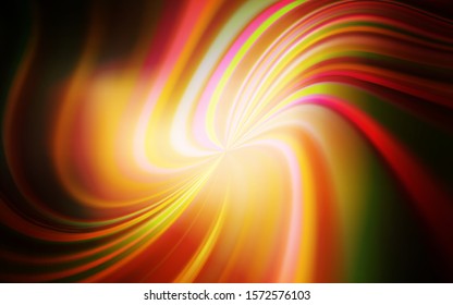Dark Orange vector blurred bright texture. Colorful illustration in abstract style with gradient. Completely new design for your business.
