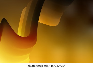 Dark Orange vector blurred bright pattern. Modern abstract illustration with gradient. New way of your design.