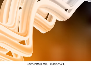 Dark Orange vector blurred bright texture. Abstract colorful illustration with gradient. Blurred design for your web site.