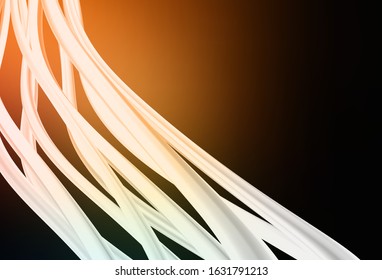Dark Orange vector blurred bright pattern. Shining colorful illustration in smart style. New way of your design.