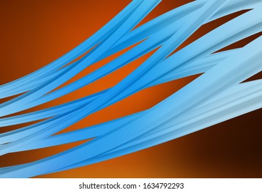 Dark Orange vector blurred bright pattern. An elegant bright illustration with gradient. Blurred design for your web site.