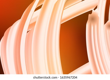 Dark Orange vector blurred bright template. An elegant bright illustration with gradient. Smart design for your work.