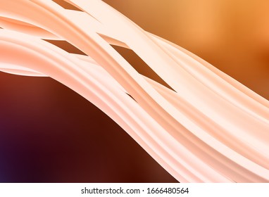 Dark Orange vector blurred bright pattern. Creative illustration in halftone style with gradient. The best blurred design for your business.