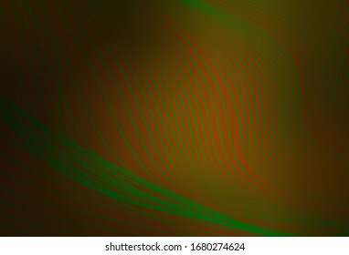 Die dunkelorangefarbene Vektorillustration verwischte das helle Muster. Abstrakte farbige Illustration mit Farbverlauf. Komplett neues Design für Ihr Unternehmen.