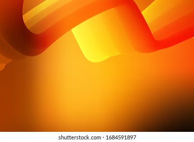 Dark Orange vector blurred bright template. New colored illustration in blur style with gradient. Blurred design for your web site.