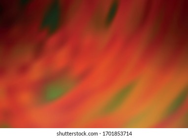 Dark Orange vector blurred bright pattern. Glitter abstract illustration with gradient design. Blurred design for your web site.