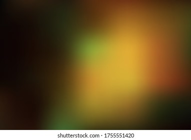 Dark Orange vector blurred bright template. Abstract colorful illustration with gradient. New way of your design.