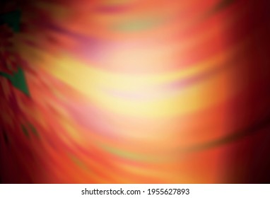Dark Orange vector blurred bright pattern. Glitter abstract illustration with gradient design. Blurred design for your web site.