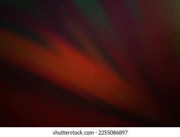 El vector naranja oscuro borra el fondo brillante. Una ilustración de color completamente nueva en un estilo bokeh. El fondo para tus diseños creativos.