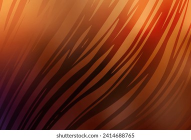 Dark Orange vector blurred bright pattern. Glitter abstract illustration with gradient design. Elegant background for a brand book.