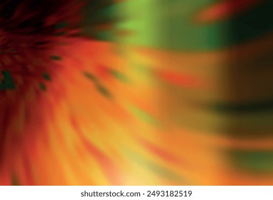 Dark Orange vector blurred bright template. Glitter abstract illustration with gradient design. The best blurred design for your business.