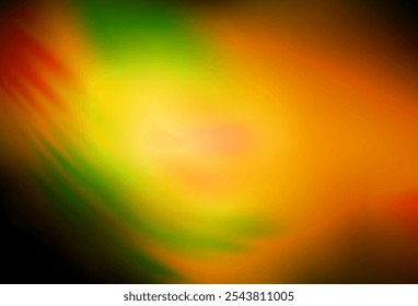 Vector naranja oscuro Plantilla brillante borrosa. Ilustración abstracta colorida con gradiente. Diseño de estilo Nuevo para su libro de marca.