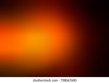Dark Orange vector blurred bright template. A vague abstract illustration with gradient. Brand-new design for your business.