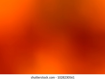 Dark Orange vector blurred and colored background. An elegant bright illustration with gradient. The completely new template can be used for your brand book.