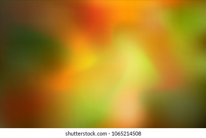 Dark Orange vector blurred and colored pattern. Glitter abstract illustration with an elegant design. The template can be used as a background of a cell phone.
