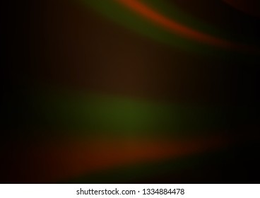 Dark Orange vector blurred and colored background. Creative illustration in halftone style with gradient. The background for your creative designs.