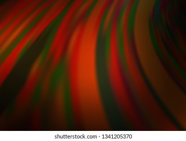 Dark Orange vector blurred and colored background. Colorful illustration in abstract style with gradient. The template can be used for your brand book.