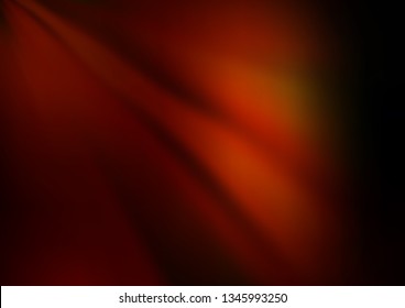 Dark Orange vector blurred and colored template. Creative illustration in halftone style with gradient. The blurred design can be used for your web site.