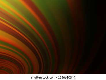 Dark Orange vector blurred and colored template. Colorful illustration in abstract style with gradient. A completely new template for your design.