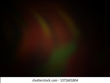 Dark Orange vector blurred and colored template. Modern geometrical abstract illustration with gradient. The background for your creative designs.