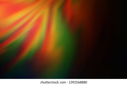 Dark Orange vector blurred and colored pattern. Colorful abstract illustration with gradient. New style design for your brand book.