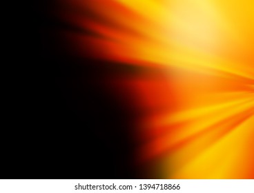 Dark Orange vector blurred and colored background. Colorful illustration in blurry style with gradient. The template for backgrounds of cell phones.