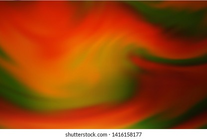 Dark Orange vector blurred and colored pattern. An elegant bright illustration with gradient. Background for designs.