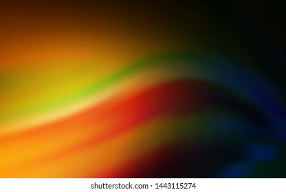 Dark Orange vector blurred and colored pattern. New colored illustration in blur style with gradient. New style for your business design.