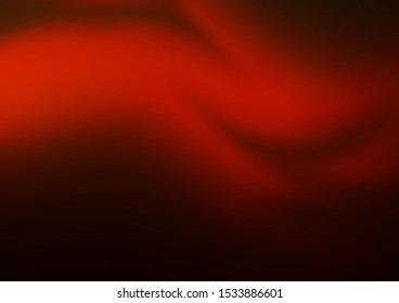 Dark Orange vector blurred and colored background. Colorful abstract illustration with gradient. Brand new design for your business.
